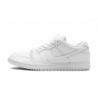 حذاء SB Dunk Low Pro "Triple White"