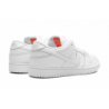 حذاء SB Dunk Low Pro "Triple White"