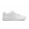 حذاء SB Dunk Low Pro "Triple White"