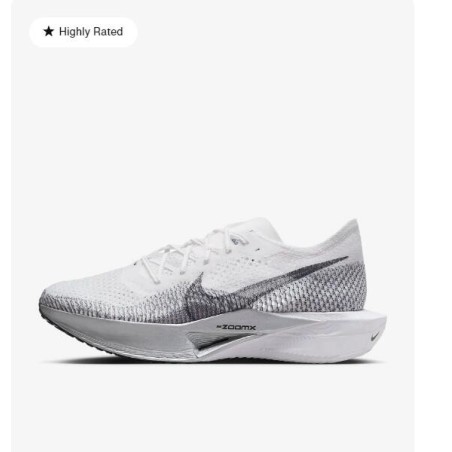 Vaporfly 3 رجال سباق الطريق السريع أحذية رمادي