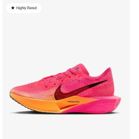 vaporfly 3 رجال سباق الطريق السريع أحذية الوردي